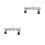2Pcs Ground Washer Roller with 4 Nozzle High Pressure for Floor Use 7