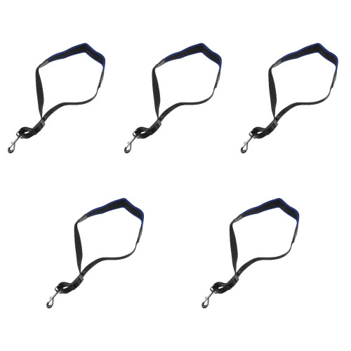 5Pièces Lanière Saxophone Cou Nylon Bleu Résistant Ajustable 1