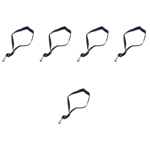 5Pièces Lanière Saxophone Cou Nylon Bleu Résistant Ajustable 2