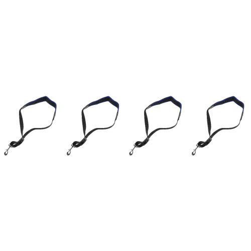 4Pcs Durable Adjustable Saxophone Strap Blue Neck Hanging Belt 2