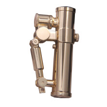 Vintage Brass Trench Lighter, Handmade Refillable Kerosene Pocket Lighter with Windproof Flame and OneTouch Ignition