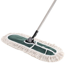 Large Microfiber Flat Mop 60cm with Adjustable Handle, Wet Dry Reusable Pad for Hardwood and Tile Floors