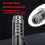 Butane Torch Lighter 1800C Windproof Jet Flame Refillable with Adjustable Flame and Safety Lock Gold 3