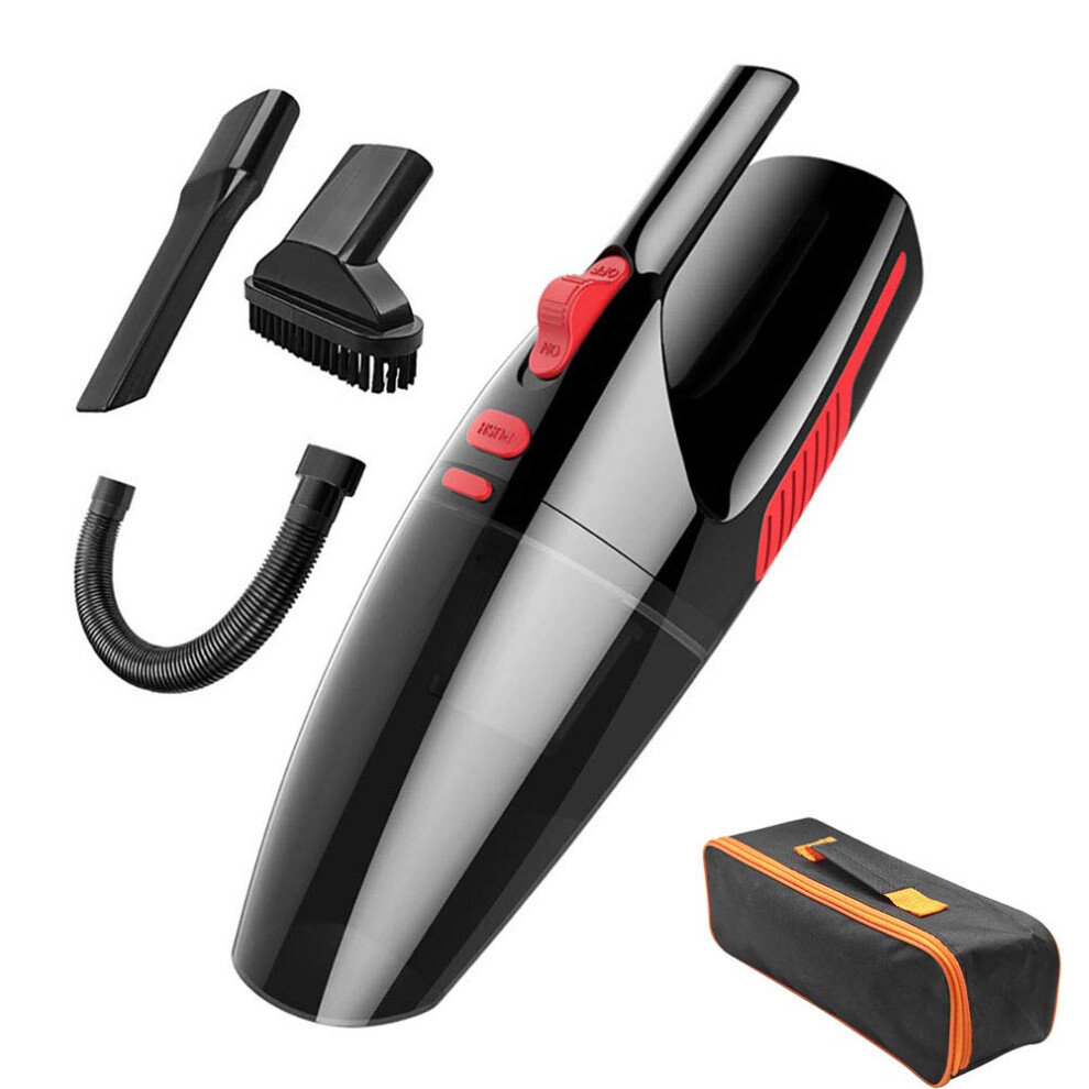 Cordless Handheld Vacuum Cleaner 120W Strong Suction Wet Dry Dual Mode Car Vacuum With Led Light 9330225452287