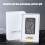 Smart Dual Flame Butane Lighter for Men, Windproof Adjustable Jet Design with Visible Fuel Window 5