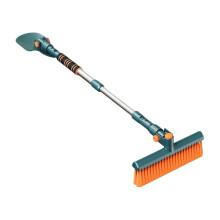 Extendable Car Snow Brush with Ice Scraper, Telescoping 2 in 1 Design for Trucks and SUVs