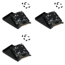 3X MSATA auf 2,5 Zoll 44PIN IDE HDD SSD Adapter MSATA auf PATA Konverter Adapterkarte mit Hülle