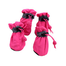 Dog Socks Feet Cover Walking Booties for Large to Small-Pink