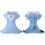 Adjustable Large Dog Suit Harness for Small Dogs-Light blue S 1