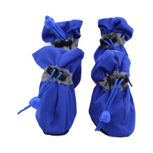 4 Stück Hundesocken, Fußabdeckung, schützende Hundeschuhe,-Blau
