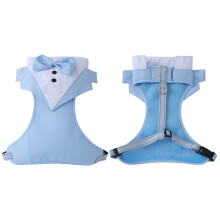 Gilet confortable pour petits chiens, gilet-Bleu clair L