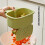 Space Saving Plastic Sink Edge Basket for Dishwashing-Green 5