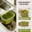 Space Saving Plastic Sink Edge Basket for Dishwashing-Green 6