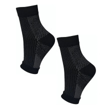 Ankle Brace S/M, Ergonomic Low‑Profile Cycling Ankle Sleeve with Breathable Stretch Fabric