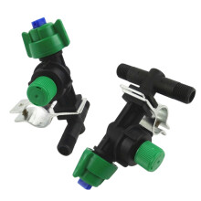 2 Pieces Agricultural Mists Sprinkler Heads Clamps Plastic