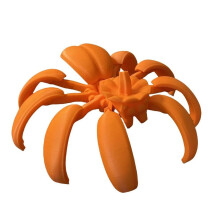 Les araignées citrouilles en plastique transforment les-Orange 1