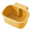 Rustproof Wall Mount Dish Drainer Press Activated-Yellow 1