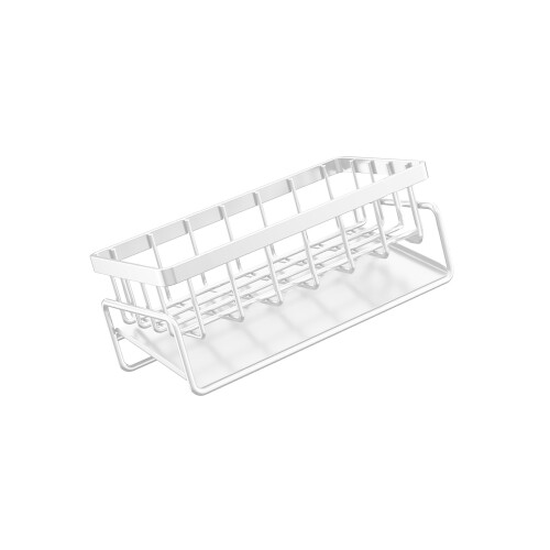 Dish Rack Sink Organizers Sturdy Carbon Steel- White  1