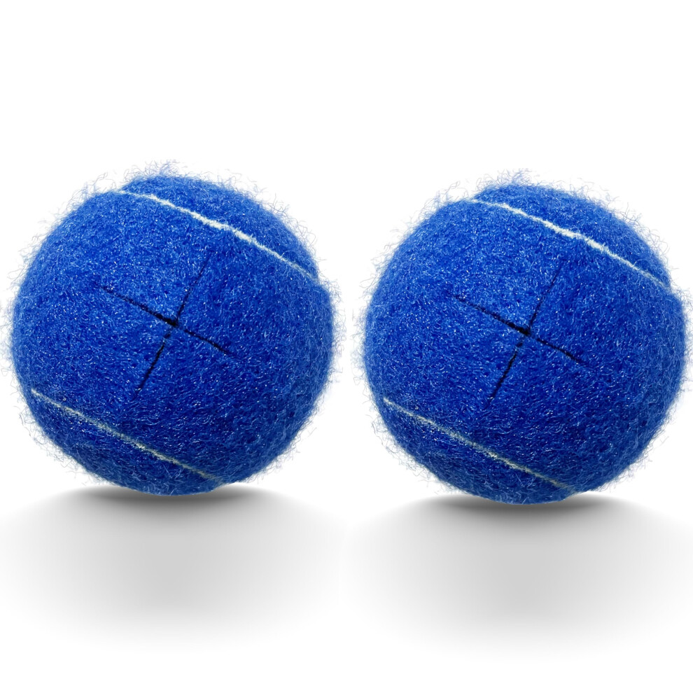 2PCS Precut Walker Tennis Ball Glides Navy â Smooth Quiet Glide, Floor Protection, Easy Installation