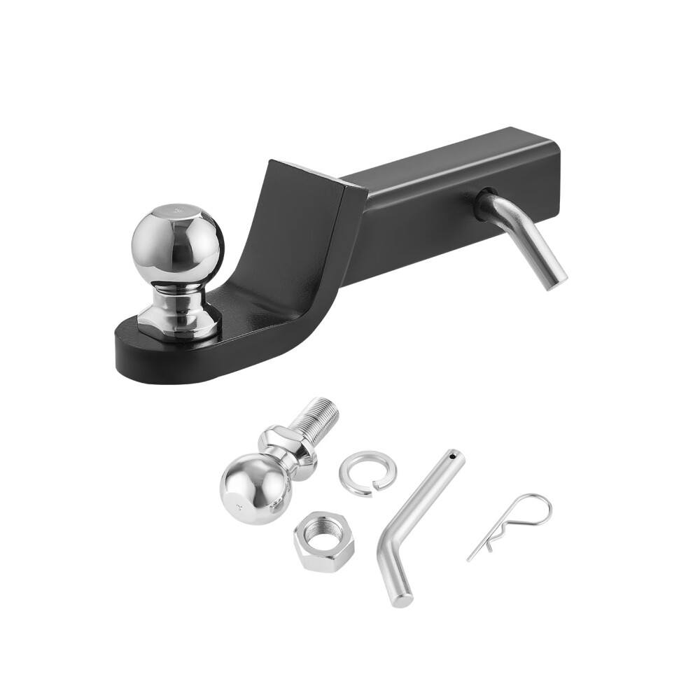 Trailer Hitch Coupler 2 Inch Receiver 7500Lbs Towing Capacity, CorrosionâResistant Steel With Pin Lock 9330225452683