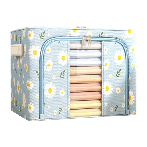 Dense Pliable Clothing Planner Perspective Window-M Blue