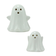 Figurine fantôme en céramique pour Halloween, élégante, faite à