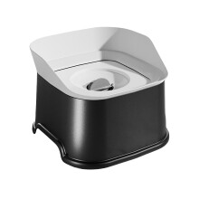Spill-Resistant Pet Water Dispenser Anti Slip-Black 2000ml