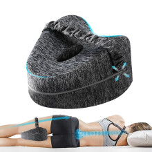 Knee Pillow for Side Sleepers Memory Foam Leg Pillow with Ergonomic Contour Design for Hip Back Pain Relief