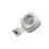 Clear ABS Suction Hook Rotating Mechanism Bathroom-Silver 1