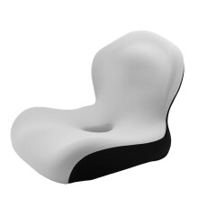 Ergonomic Memory Foam Car Seat Cushion With- Light Grey