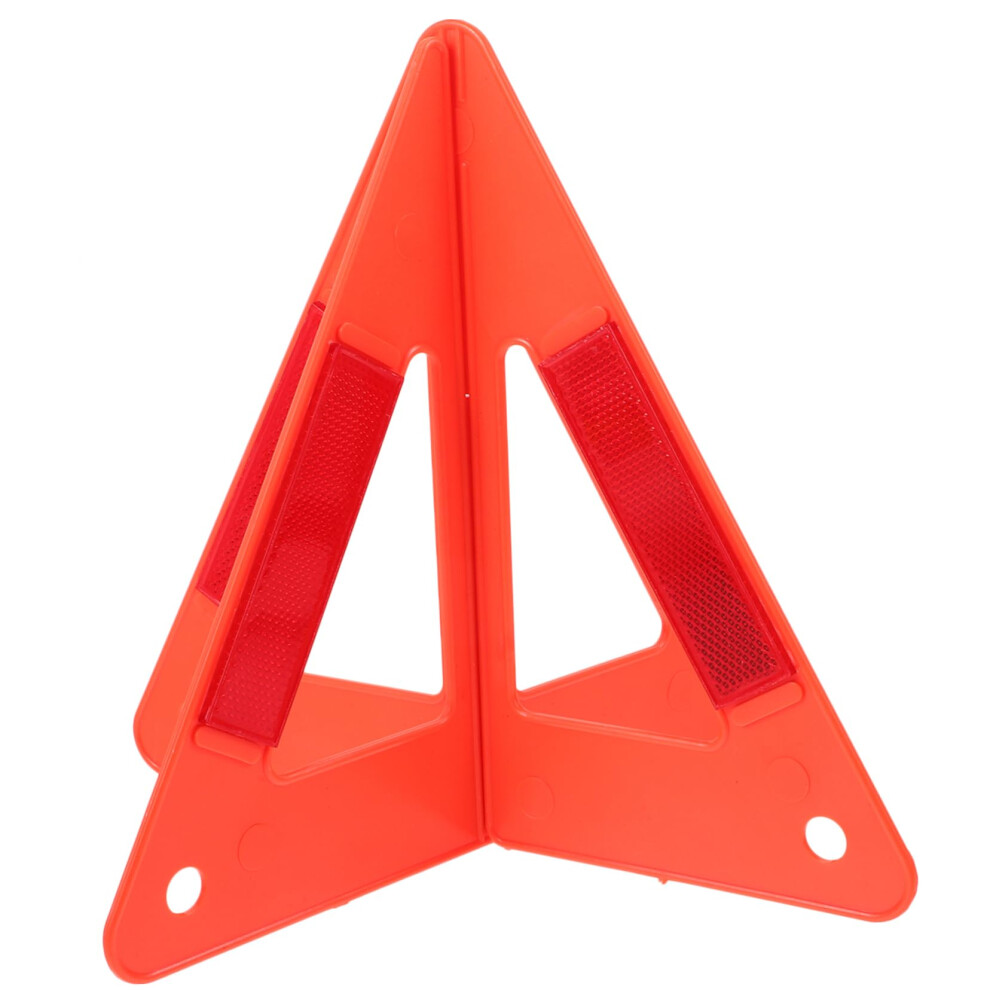 Reflective Warning Triangle With Visibility Panels And Stable Tripod For Car Safety 9351714598477