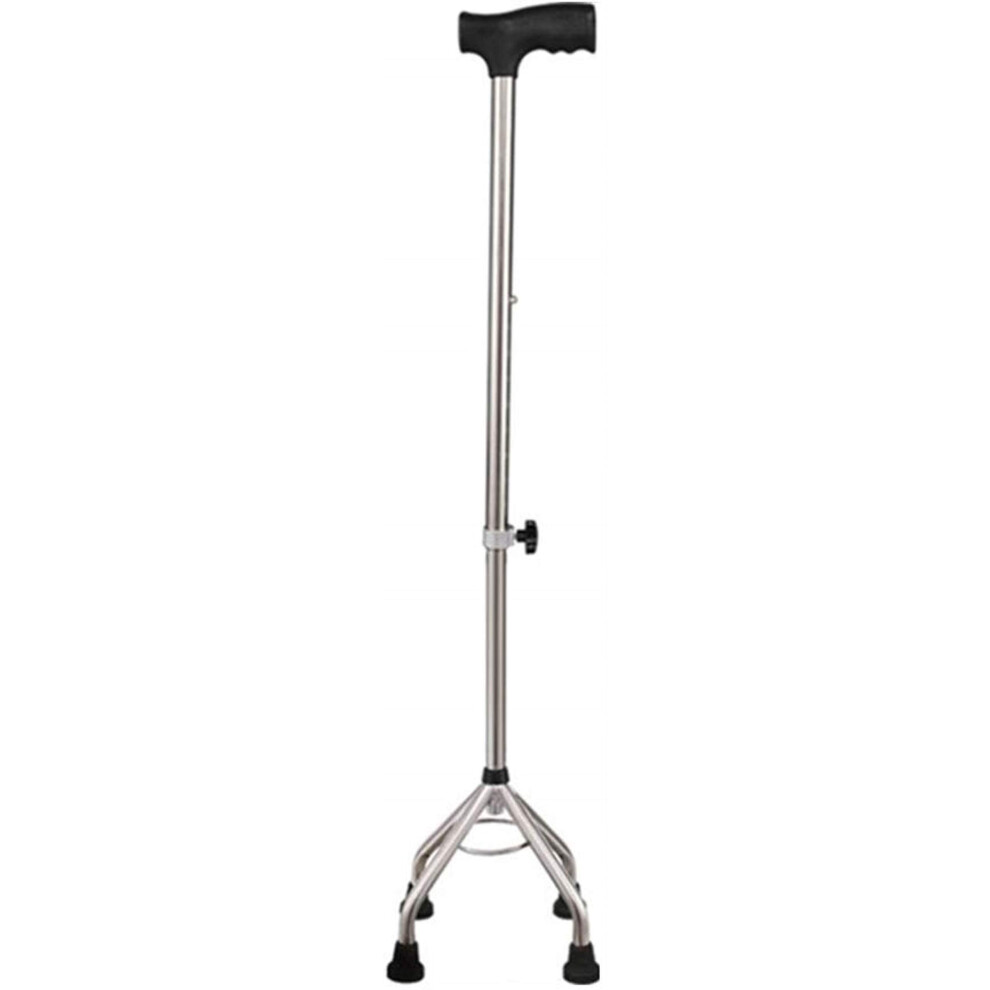 Adjustable Walking Cane for Elderly, Ergonomic Comfort Grip, FourLeg NonSlip Base, 9 Height Levels
