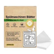 Dishwasher Sheets Easy Dosing EcoFriendly Detergent Strips Gentle Cleaning Formula Residue Results
