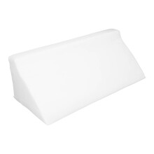 Body Wedge Pillow R Shaped Ergonomic Side Support Cushion for Elderly Patient Care with Removable Washable Cover (60x25x20cm)