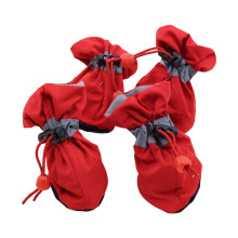 Outdoor Hond Voeten Cover Beschermende Sokken-Rood