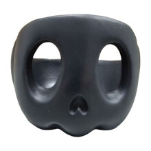 Bougeoir citrouille crâne d'halloween, ornement en-Crâne noir