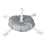 Type lourd protection solaire parapluies base extérieure-Blanc 1