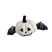 Oreiller doux en forme de citrouille d'Halloween,-Blanc 45