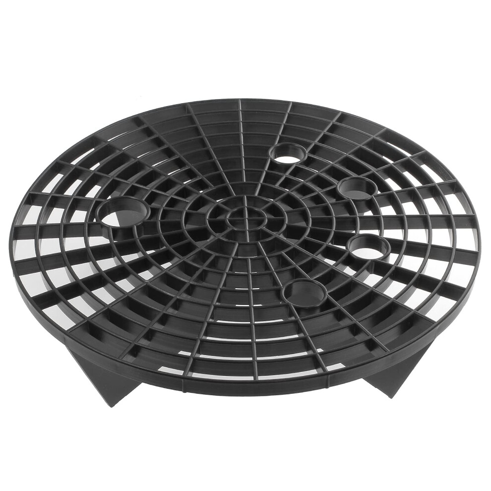 Car Wash 9.25 Inch Bucket Insert For Grit Guard, Scratch Grit Trap Dirt Separator, Black 9330225453192
