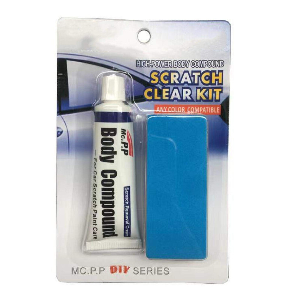 2Pcs Car Scratch Remover Set, Car Paint Kit For Minor Scuffs, Restore Shine Fast 9330225453284