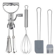 Ensemble de fouets à œufs en acier inoxydable, outil de cuisson