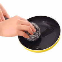 4 Pcs Stainless Steel Scourers Heavy Duty Dish Scrubbers for Pots and Pans AntiCorrosion Wire Pads