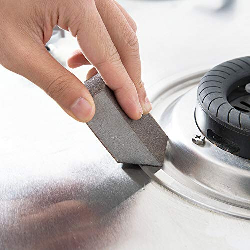4Pack Heavy Duty Kitchen Cleaning Sponge with Scratch Diamond Surface for Rust and Grime Removal 1