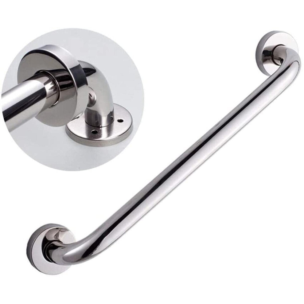 Stainless Steel Bathroom Grab Bar 60CM for Elderly, Rustproof NonâSlip Shower Safety Handrail with  Load Capacity