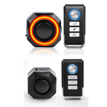 Smart Bike Tail Light with Remote Control, AntiTheft Bike Alarm, Automatic Brake Light, IP54 Waterproof