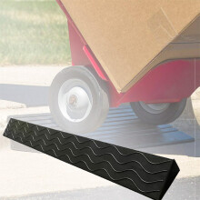 Wheelchair Threshold Ramp 1–4 Inch Rise, Durable NonSlip PVC Door Ramp for Indoor Outdoor Entry