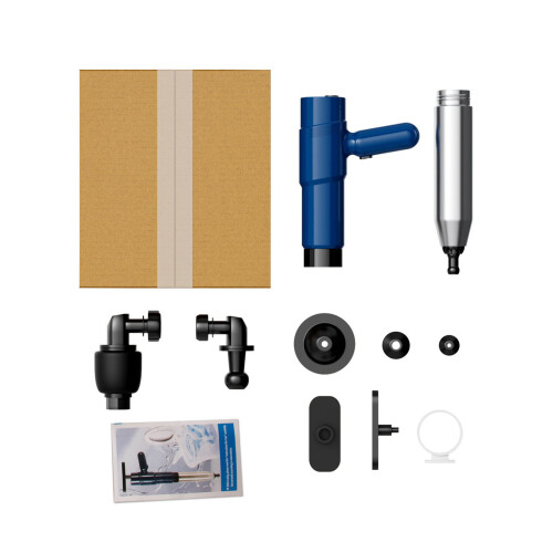 Manual Powerful Drain Auger Including Long Lasting-Blue