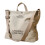 Multifunctional Canvas Shoulder Bag With Adjustable Strap-Khaki 1