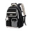 Nylon Book Bag For Daily Use Backpack With Reinforced-Black 1