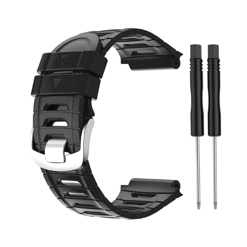 Silicone Replacement Strap With Quick Release And Comfort Fit Preto For Garmin Forerunner 920Xt Watch 9073542122463